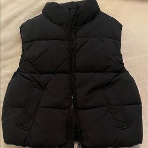 Zara Black Kids Puffer Vest